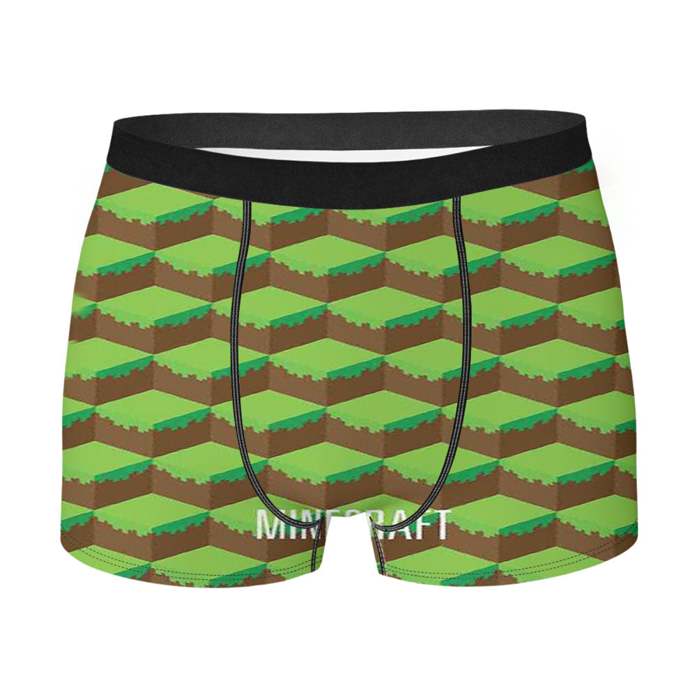 Minecraft Land Men'S Boxer Briefs