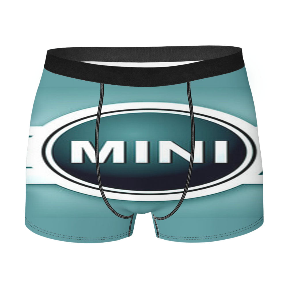 Mini Cooper Blue Logo Men'S Boxer Briefs