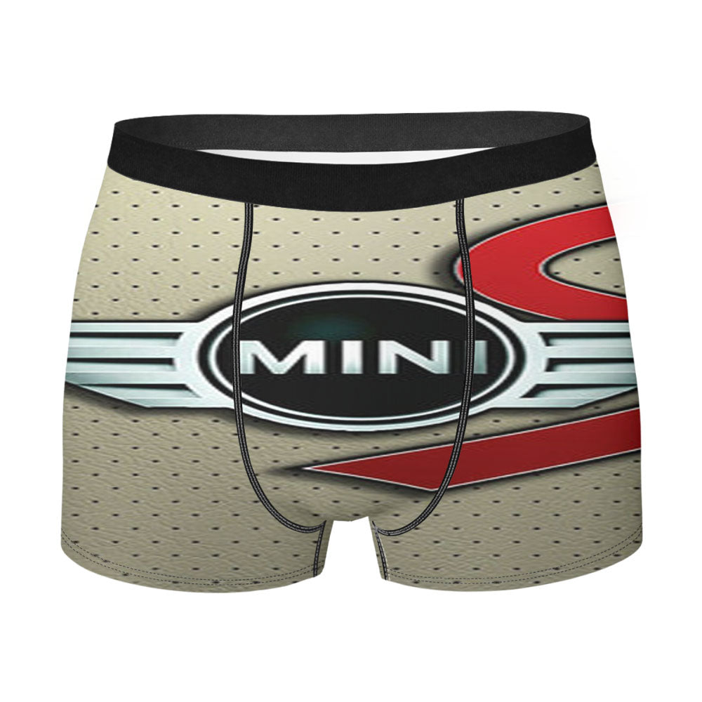 Mini Cooper Logo Silver Men'S Boxer Briefs