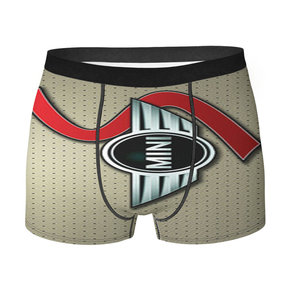 Mini Cooper Logo Silver Landscape Men'S Boxer Briefs