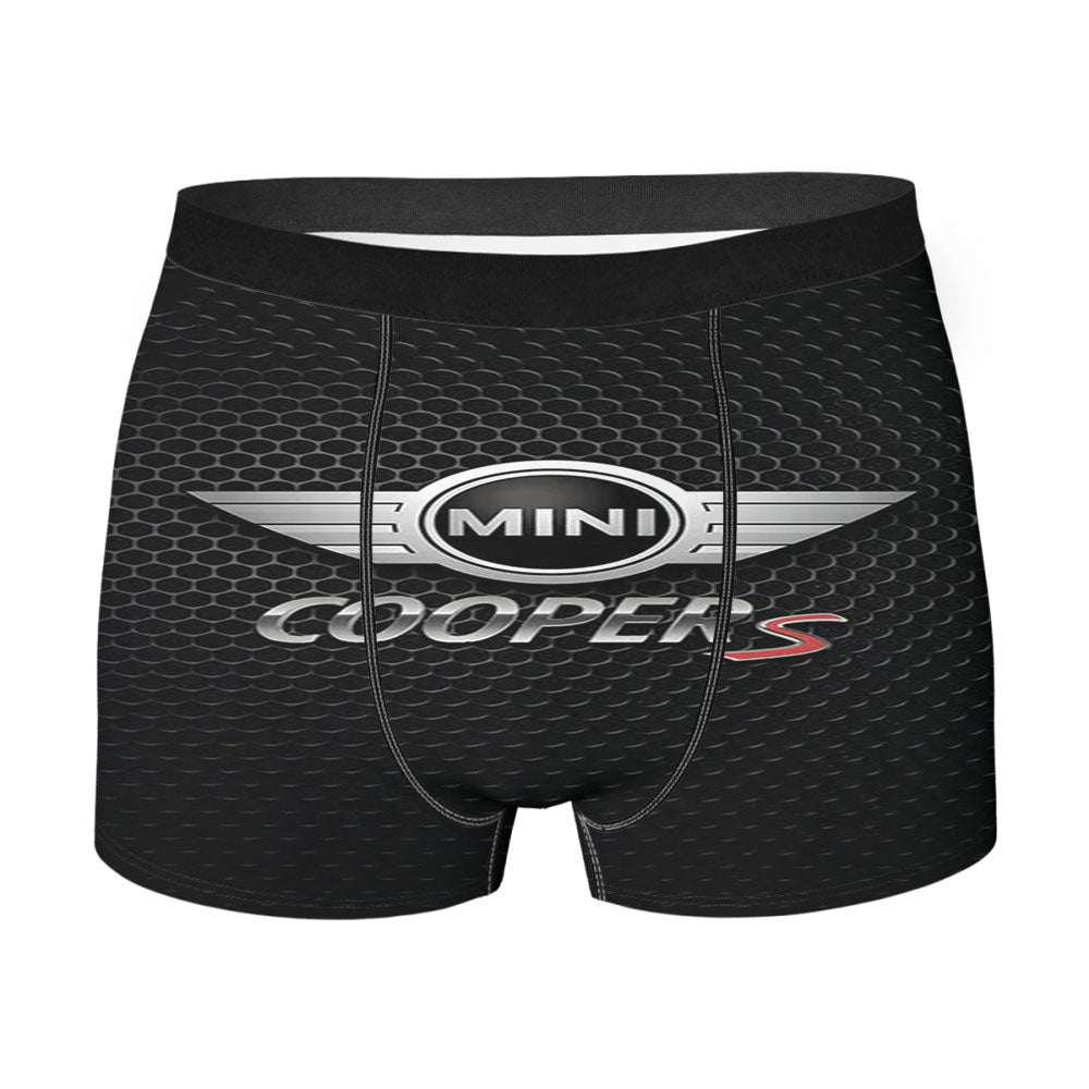 Mini Cooper S Metal Logo Men'S Boxer Briefs