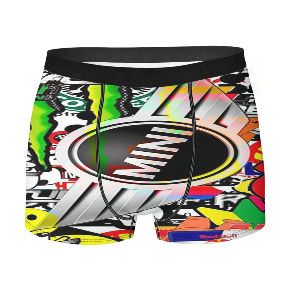 Mini Cooper Sticker Bomb Men'S Boxer Briefs