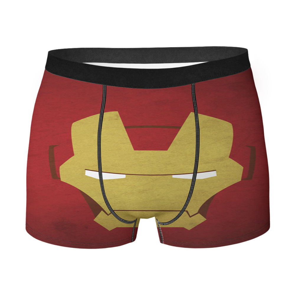 Minimalist Grunge Iron Man Men'S Boxer Briefs