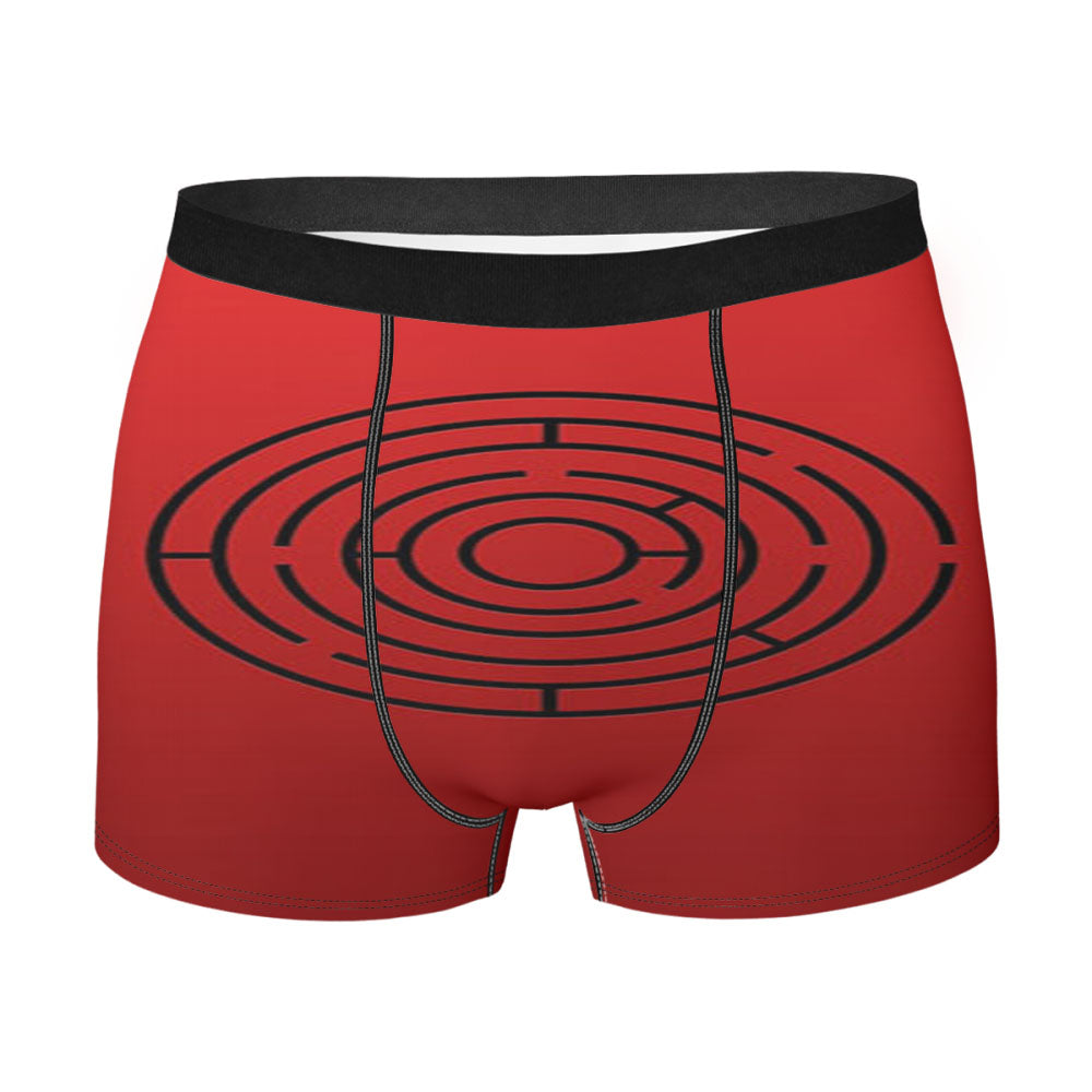 Minimalistic Labyrinth Men'S Boxer Briefs