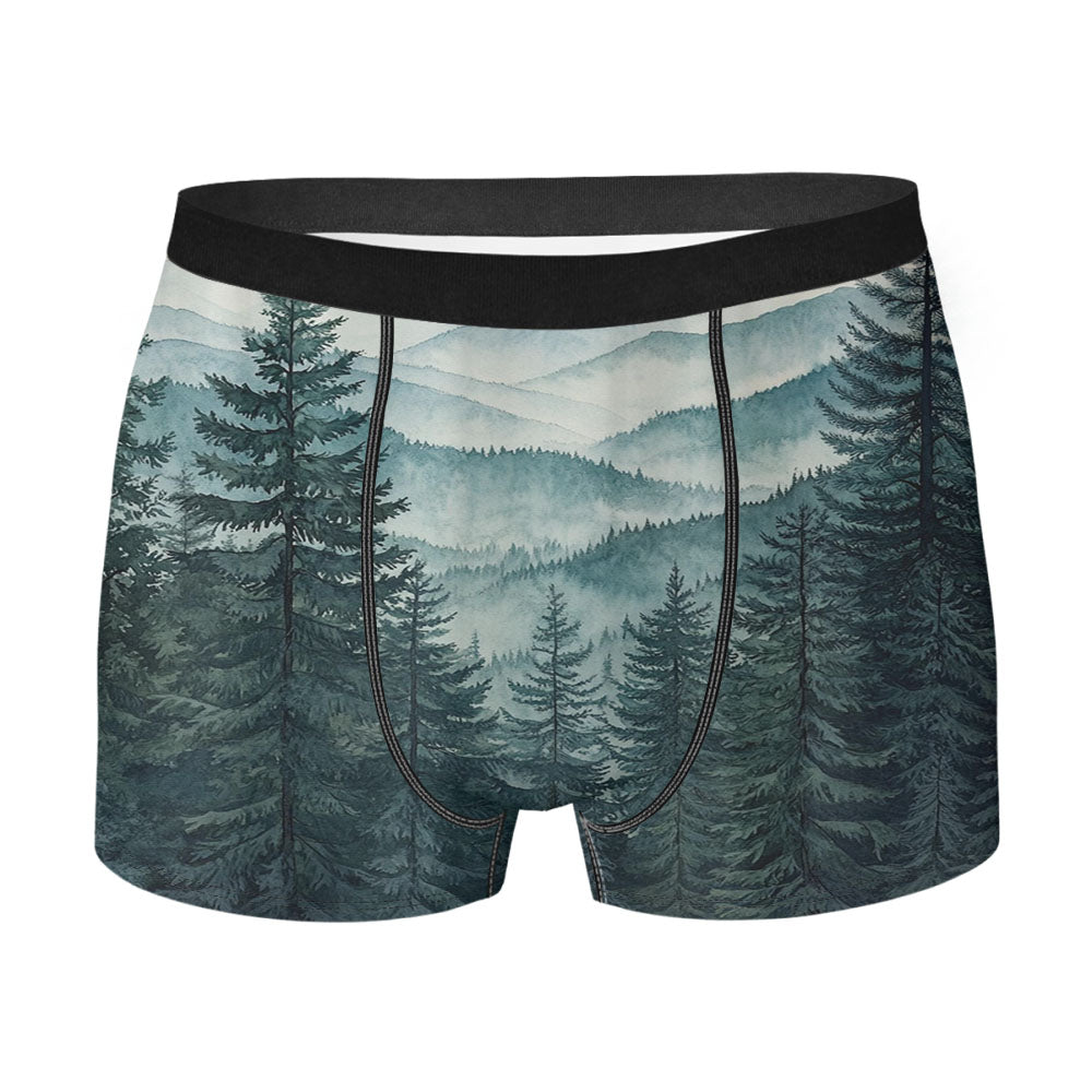 Misty Mountain Forest Men'S Boxer Briefs