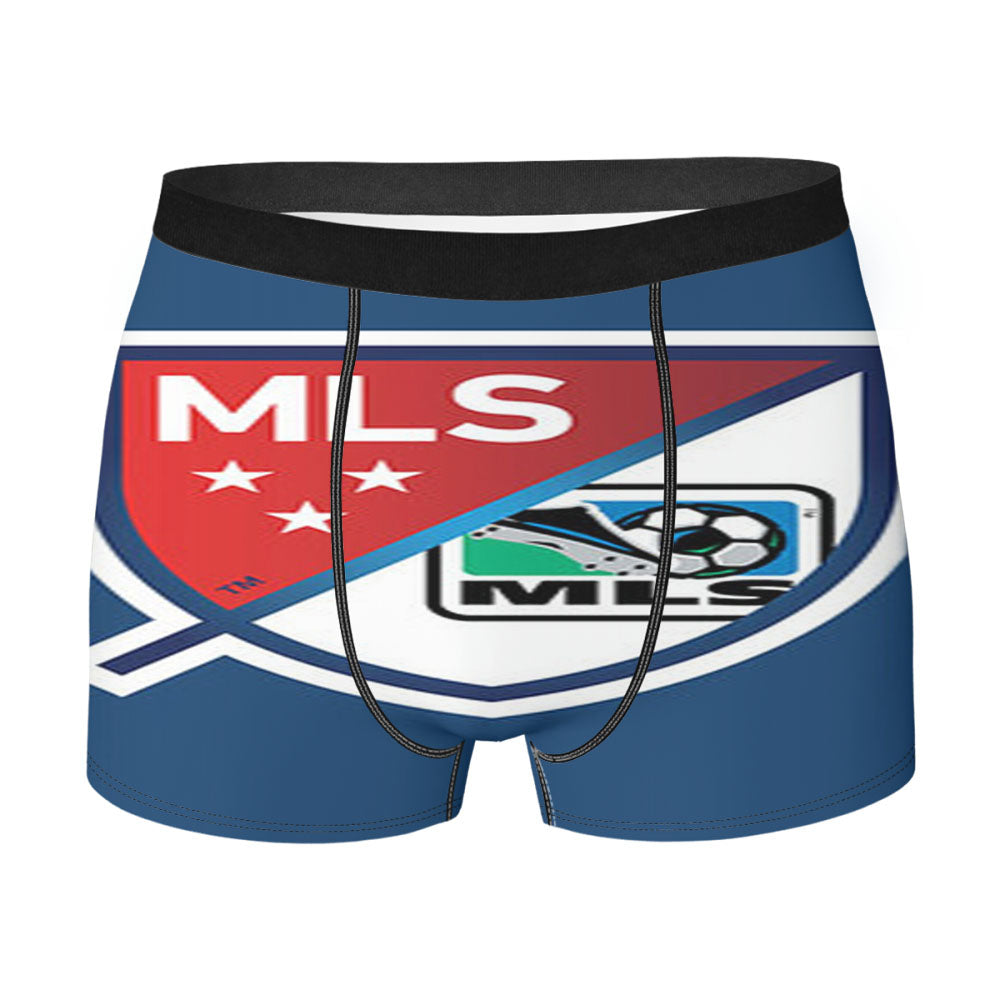 Mls Logo Blue Men'S Boxer Briefs