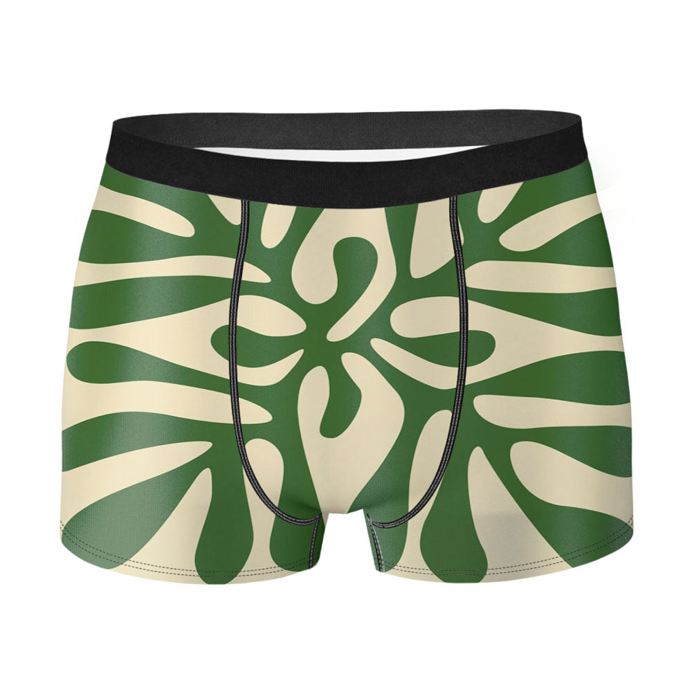 Modern Art Deco Plant Men'S Boxer Briefs