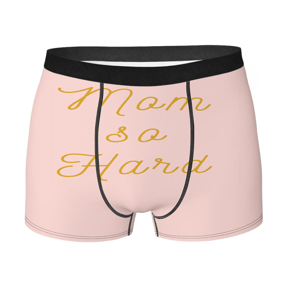 Mom So Hard Momlife Motherhood Momming Pink Men'S Boxer Briefs