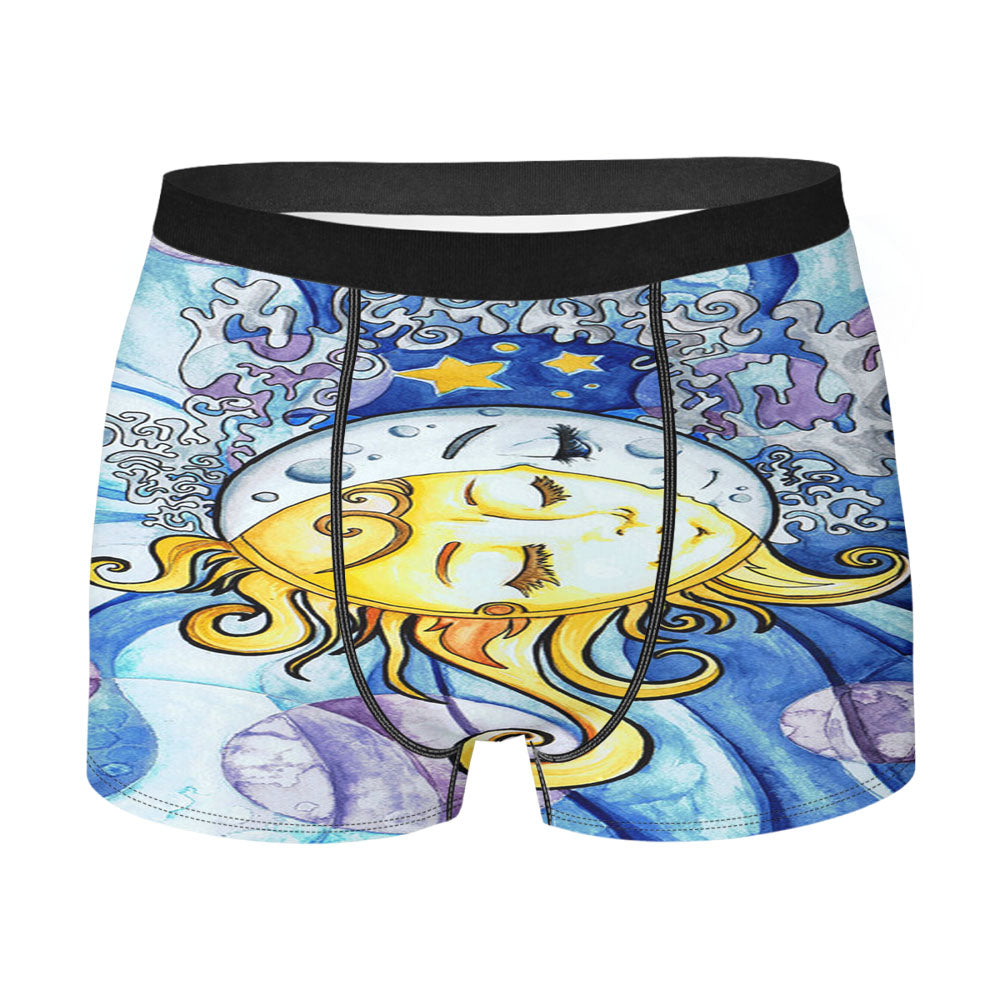 Moon And Sun Men'S Boxer Briefs