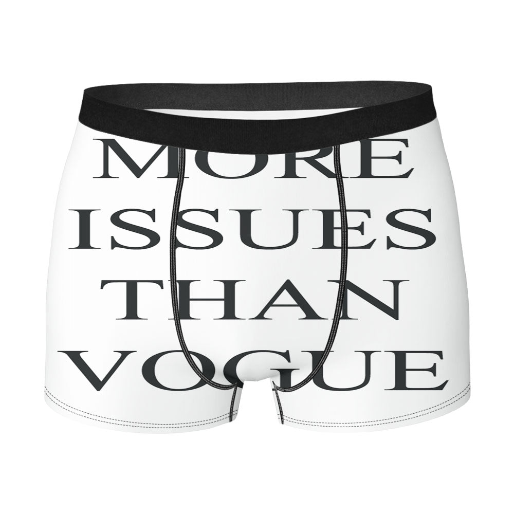 More Issues Than Vogue Men'S Boxer Briefs