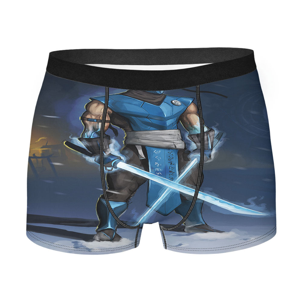 Mortal Kombat Sub Zero Men'S Boxer Briefs