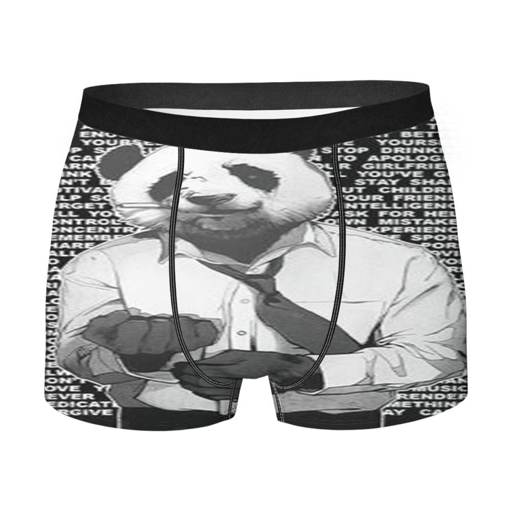 Motivator Panda Men'S Boxer Briefs