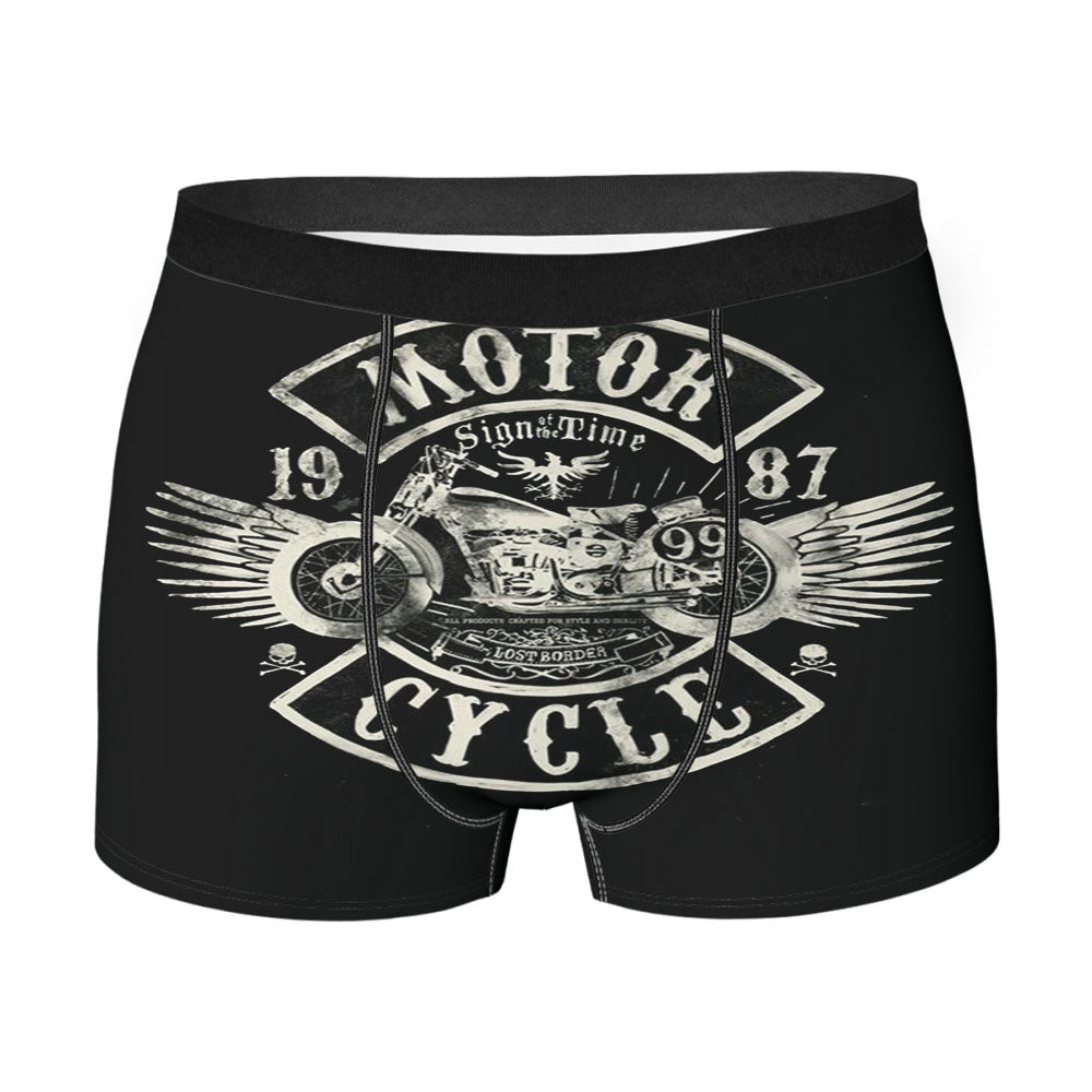 Motor Cycle 1987 Men'S Boxer Briefs