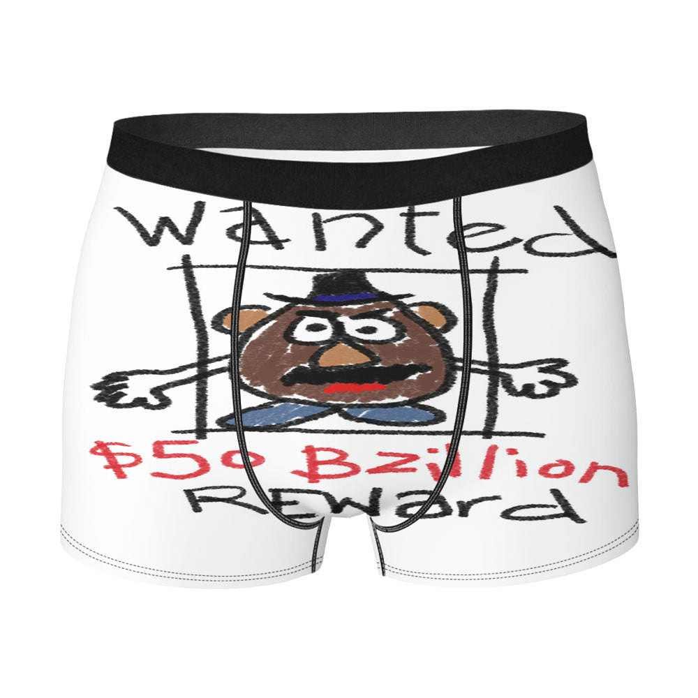 Mr Potato Head Wanted Men'S Boxer Briefs