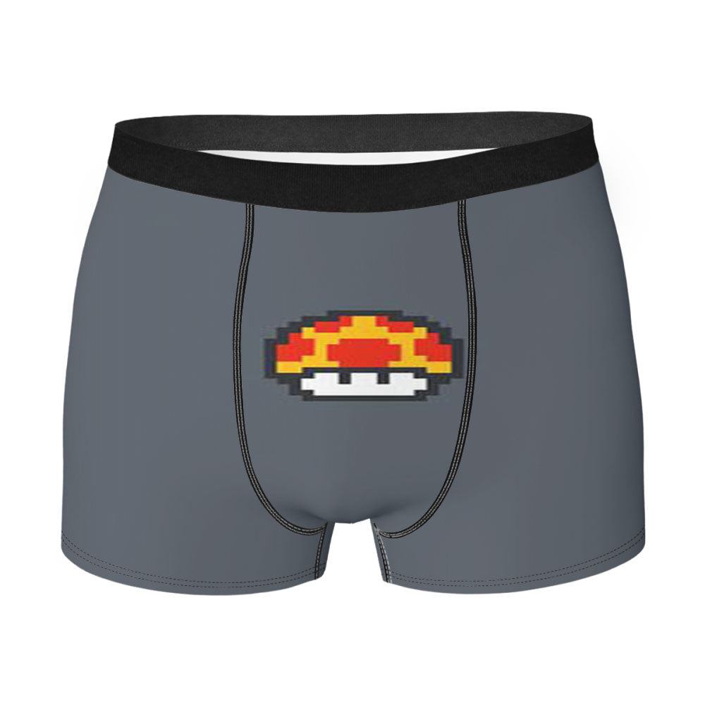Mushroom Pixel Men'S Boxer Briefs