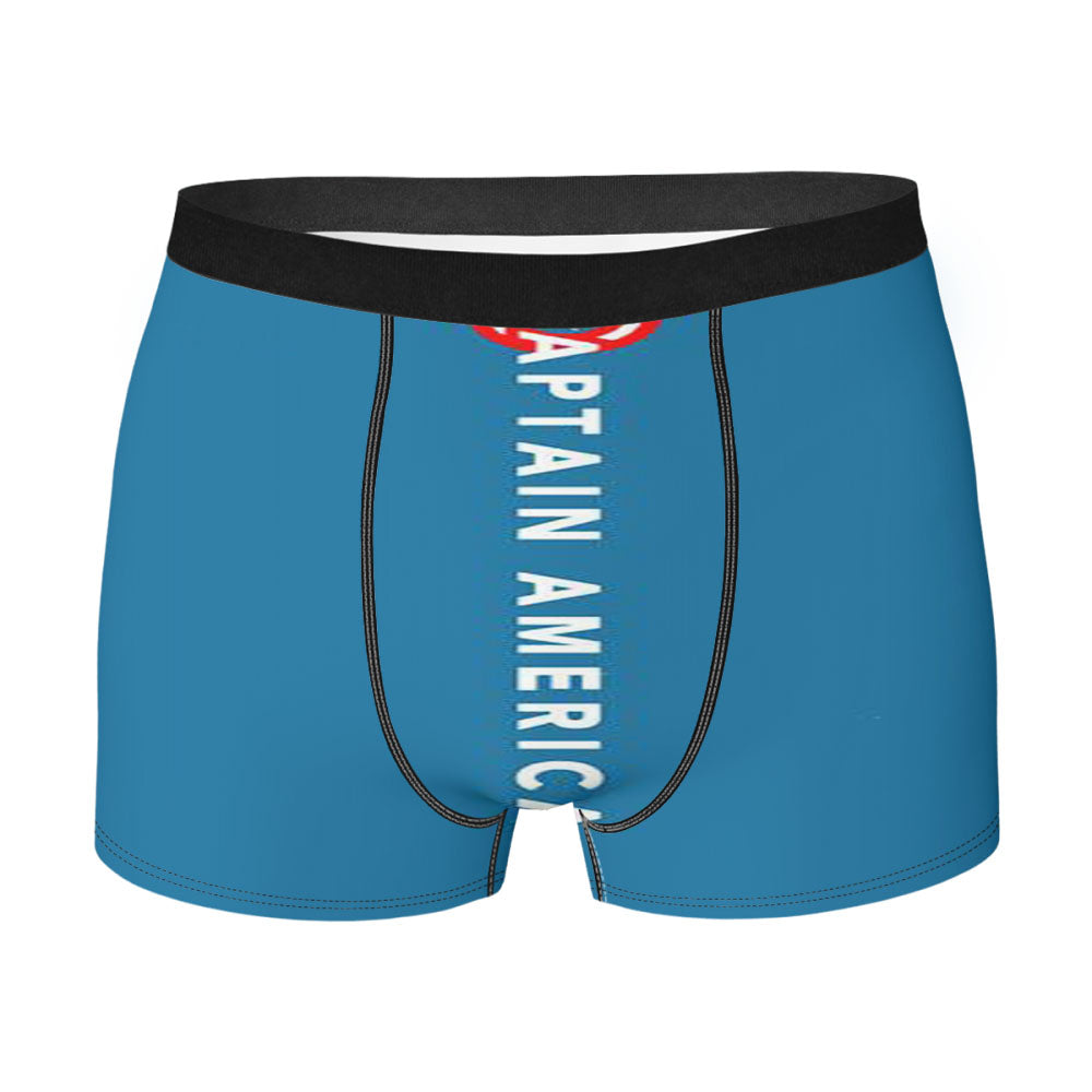 Name Captain America Men'S Boxer Briefs