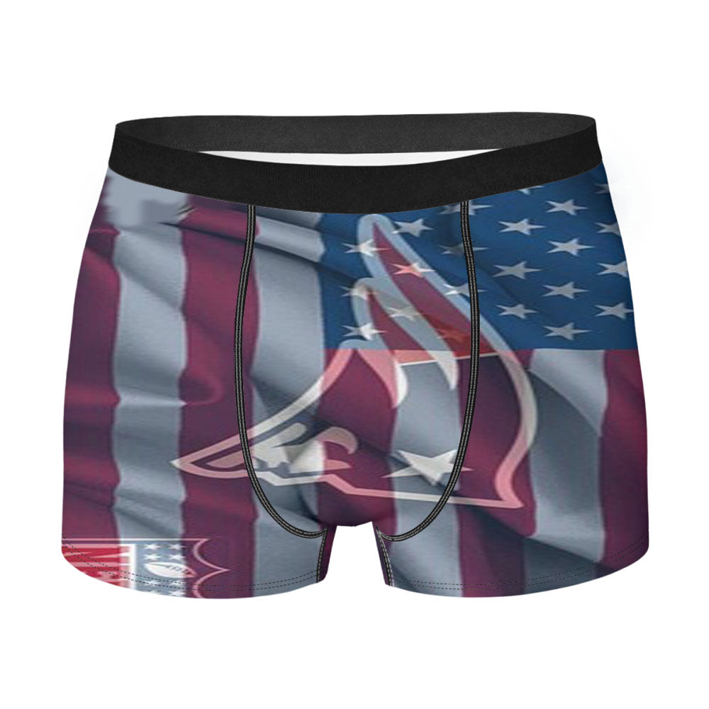 New England Patriots American Logo Men'S Boxer Briefs