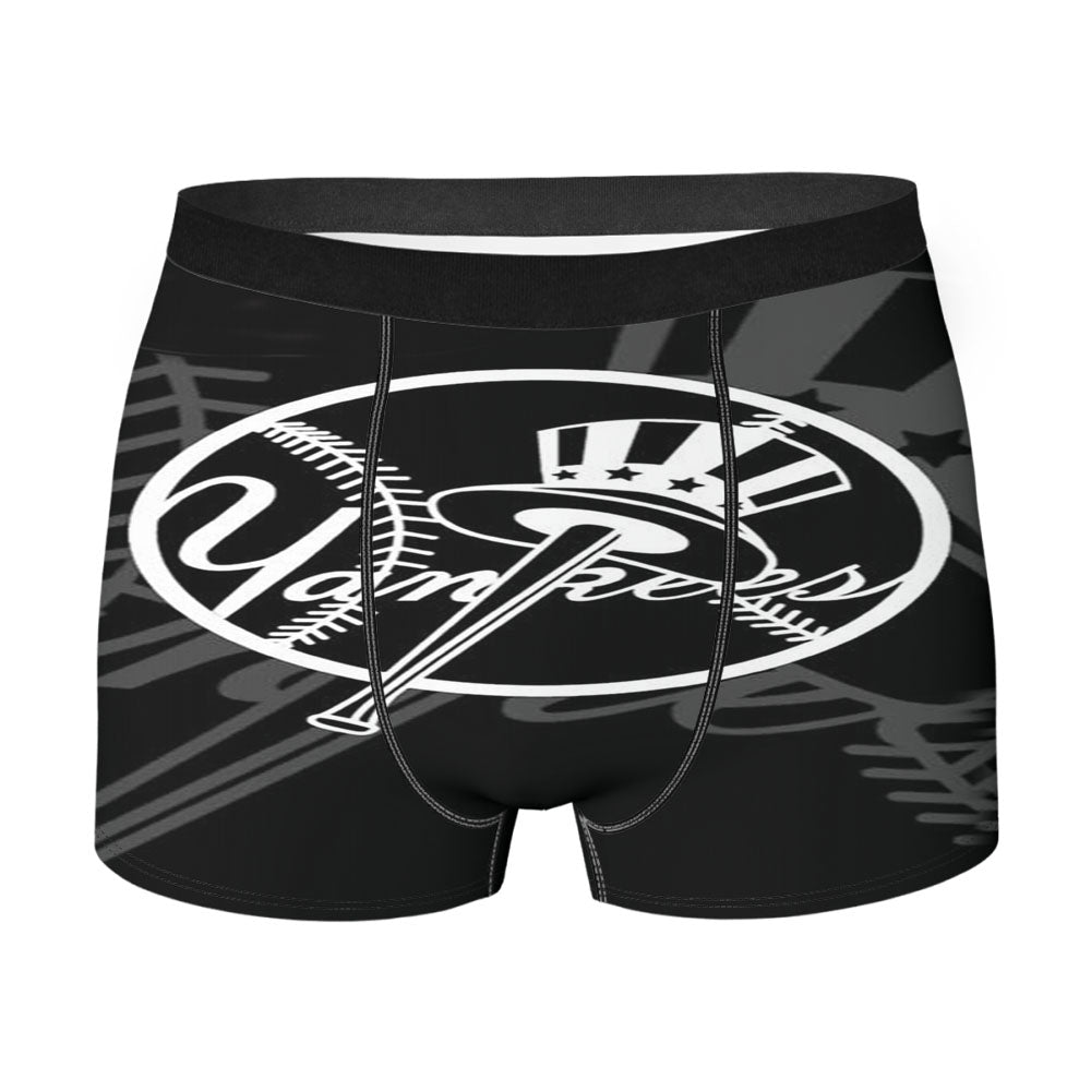 New York Yankees Unique Black And White Men'S Boxer Briefs