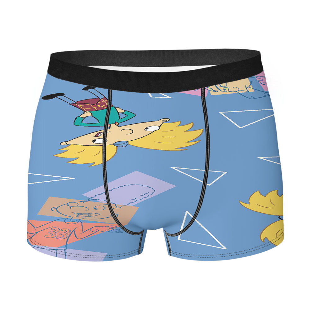 Nickelodeon Hey Arnold Pattern Men'S Boxer Briefs