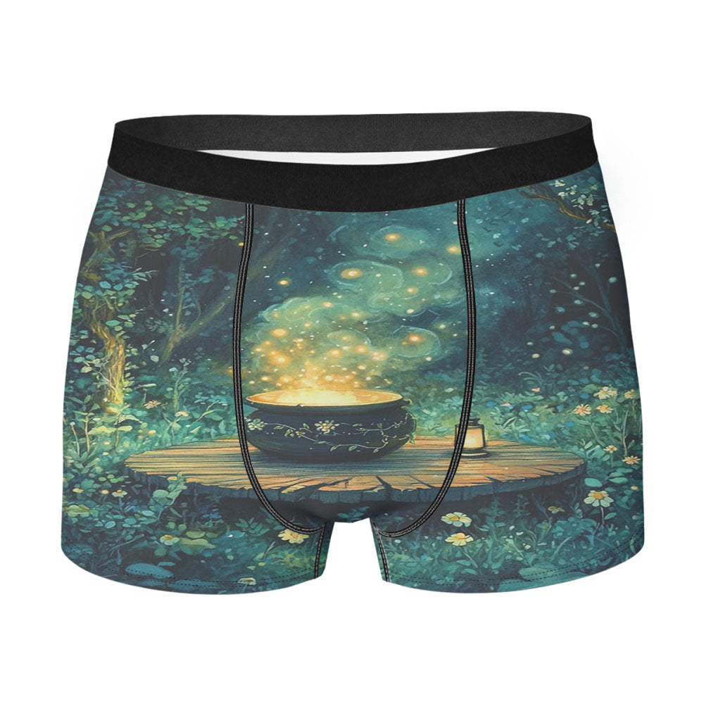 Night Forest Magic Cauldron Men'S Boxer Briefs