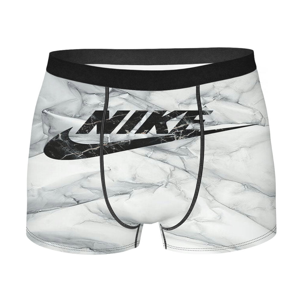 Nike Art White Glossy Men'S Boxer Briefs