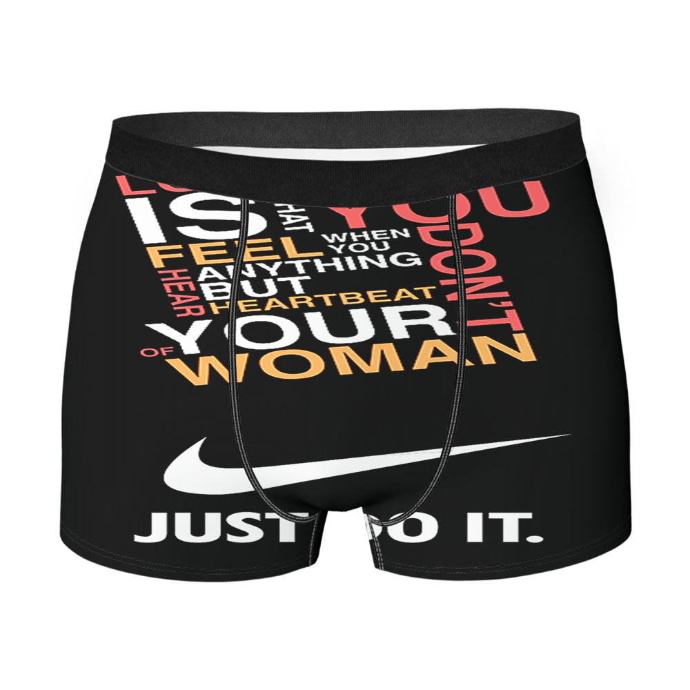 Nike Just Do It Love Quote Men'S Boxer Briefs