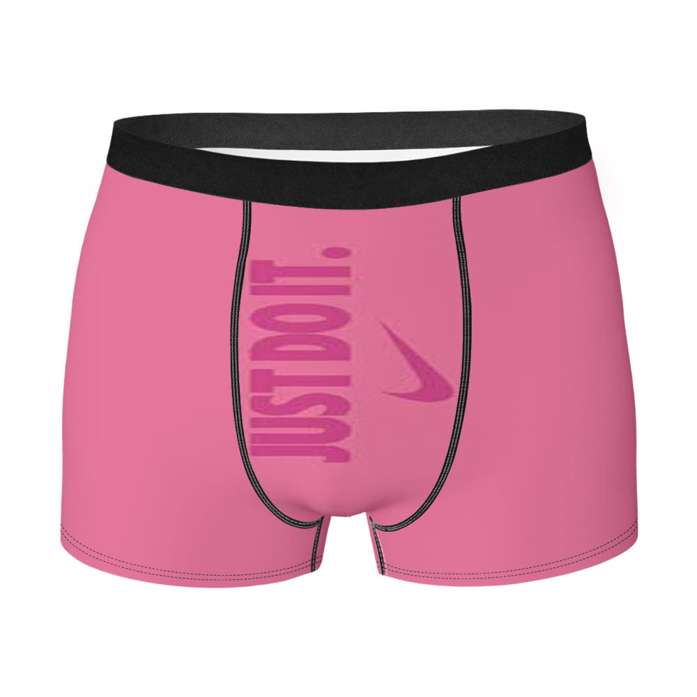 Nike Just Do It Pinks Men'S Boxer Briefs