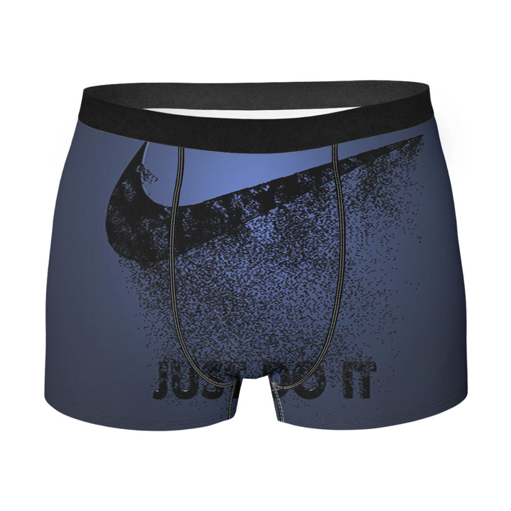 Nike Just Do It Purple Logo Men'S Boxer Briefs