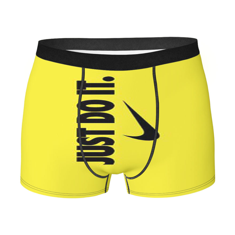 Nike Just Do It Yellow Men'S Boxer Briefs