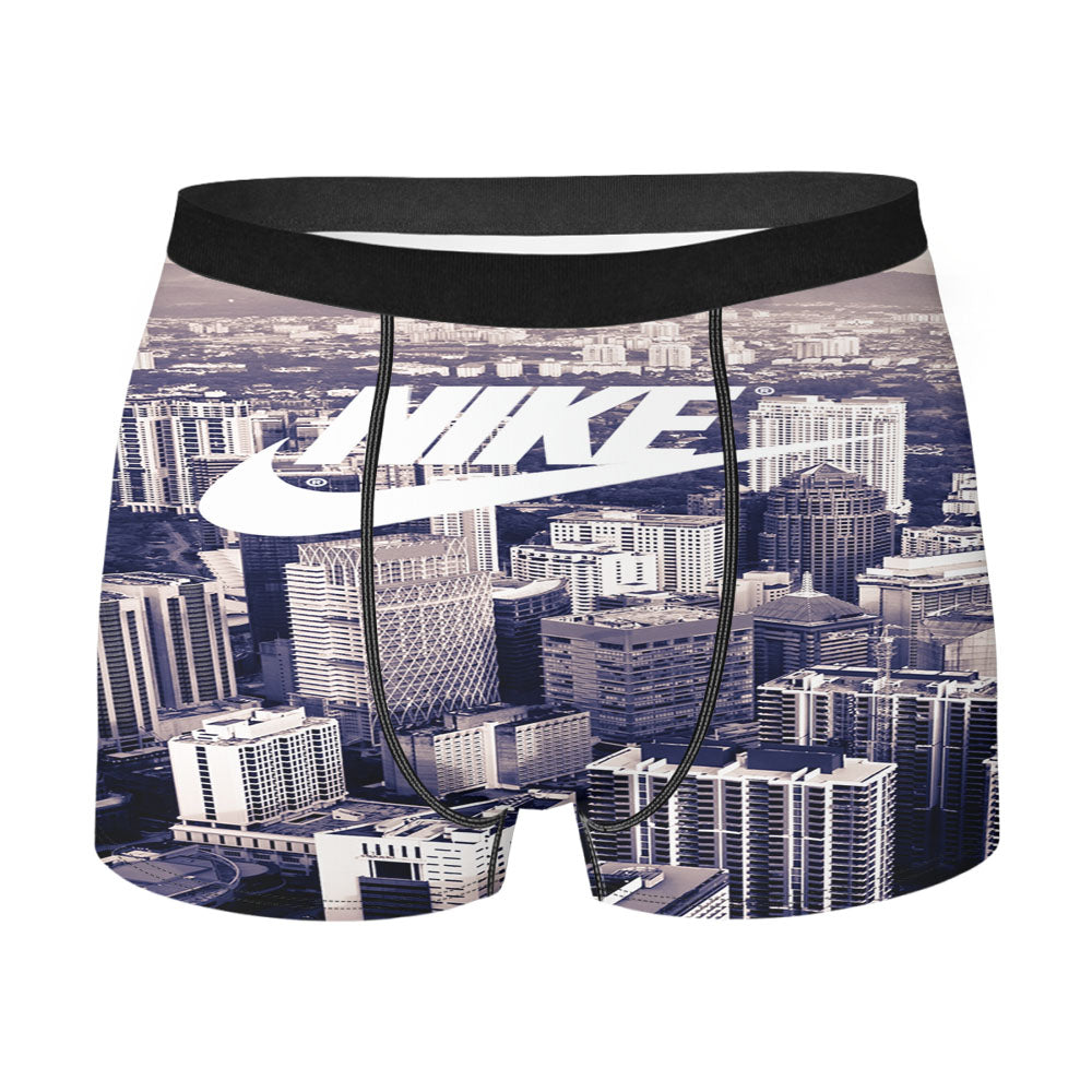 Nike Logo City Skyline Men'S Boxer Briefs