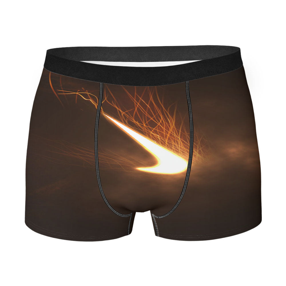 Nike Logo Fire Mode Men'S Boxer Briefs