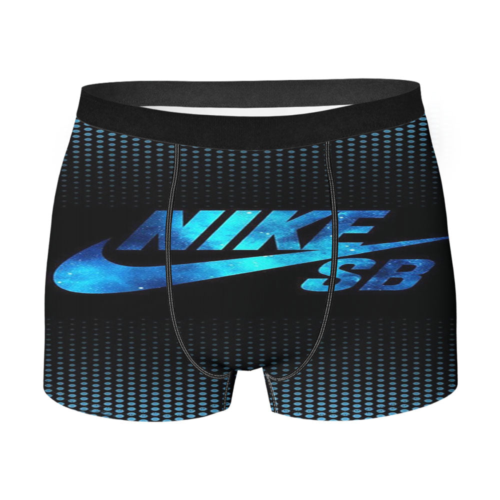 Nike Sb Shoes Blue Logo Men'S Boxer Briefs