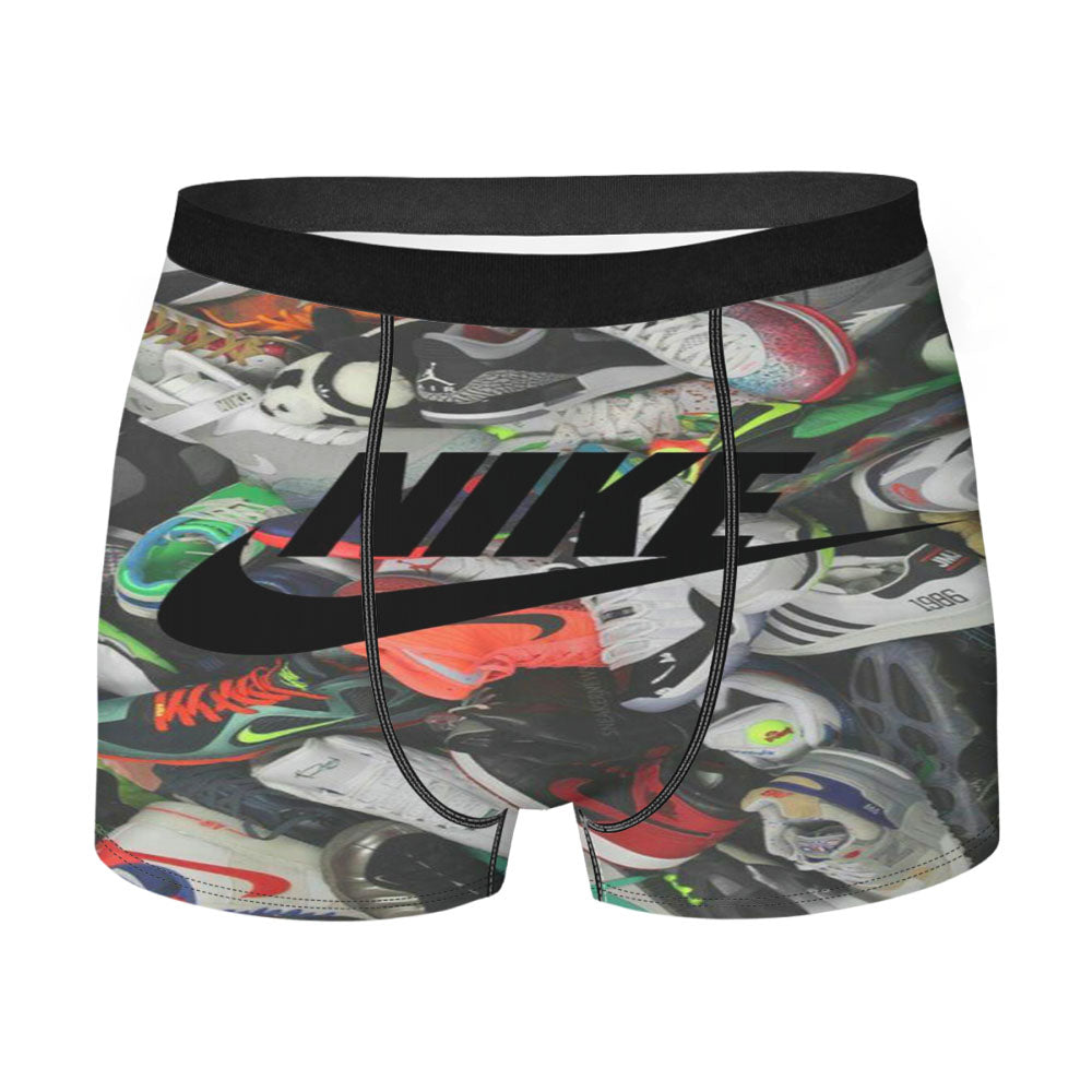 Nike Shoes Collage Men'S Boxer Briefs