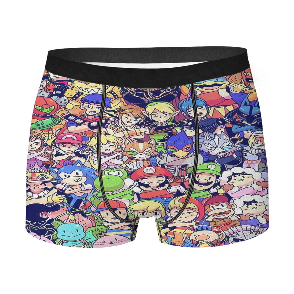 Nintendo All Game Crossover Men'S Boxer Briefs