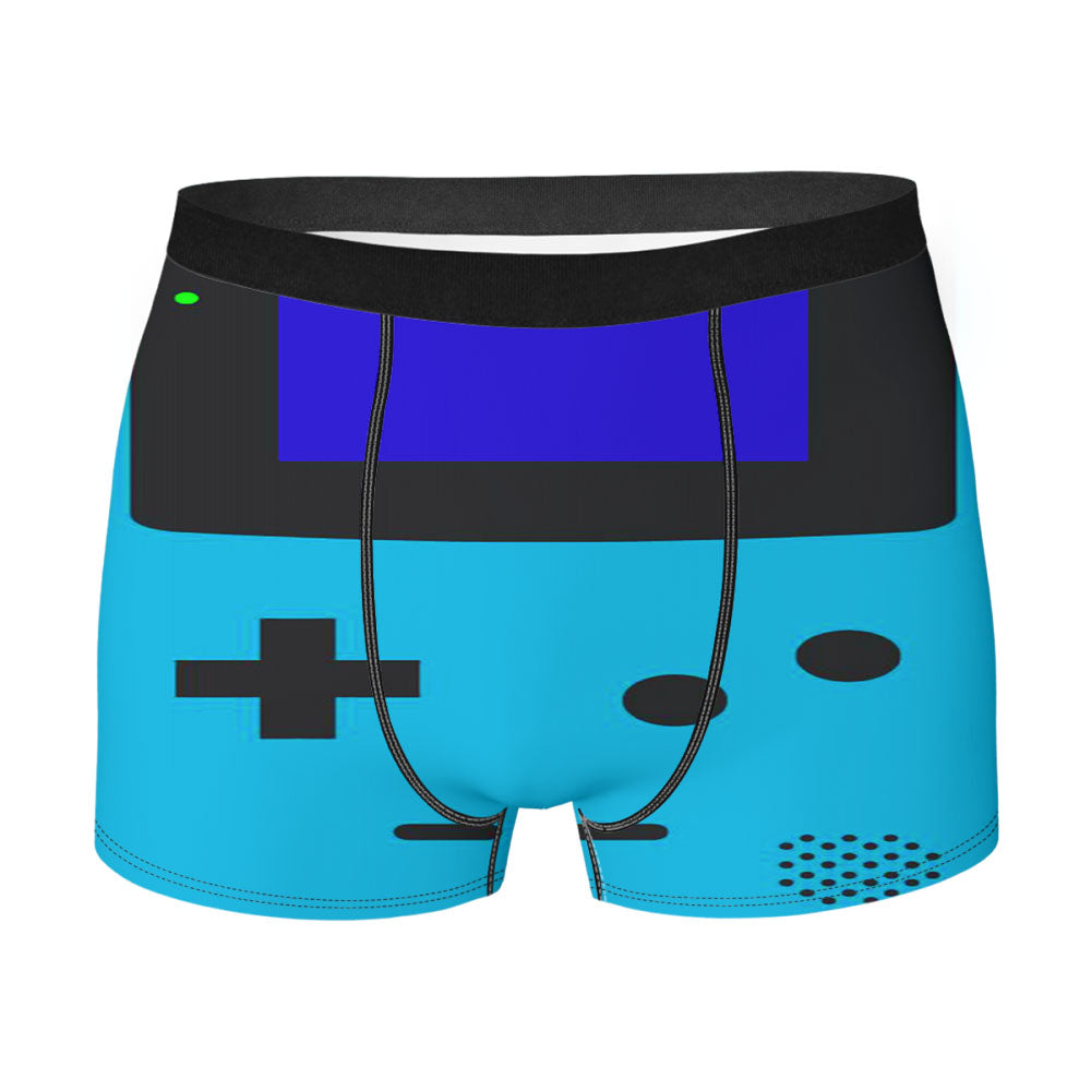 Nintendo Gameboy Blue Men'S Boxer Briefs