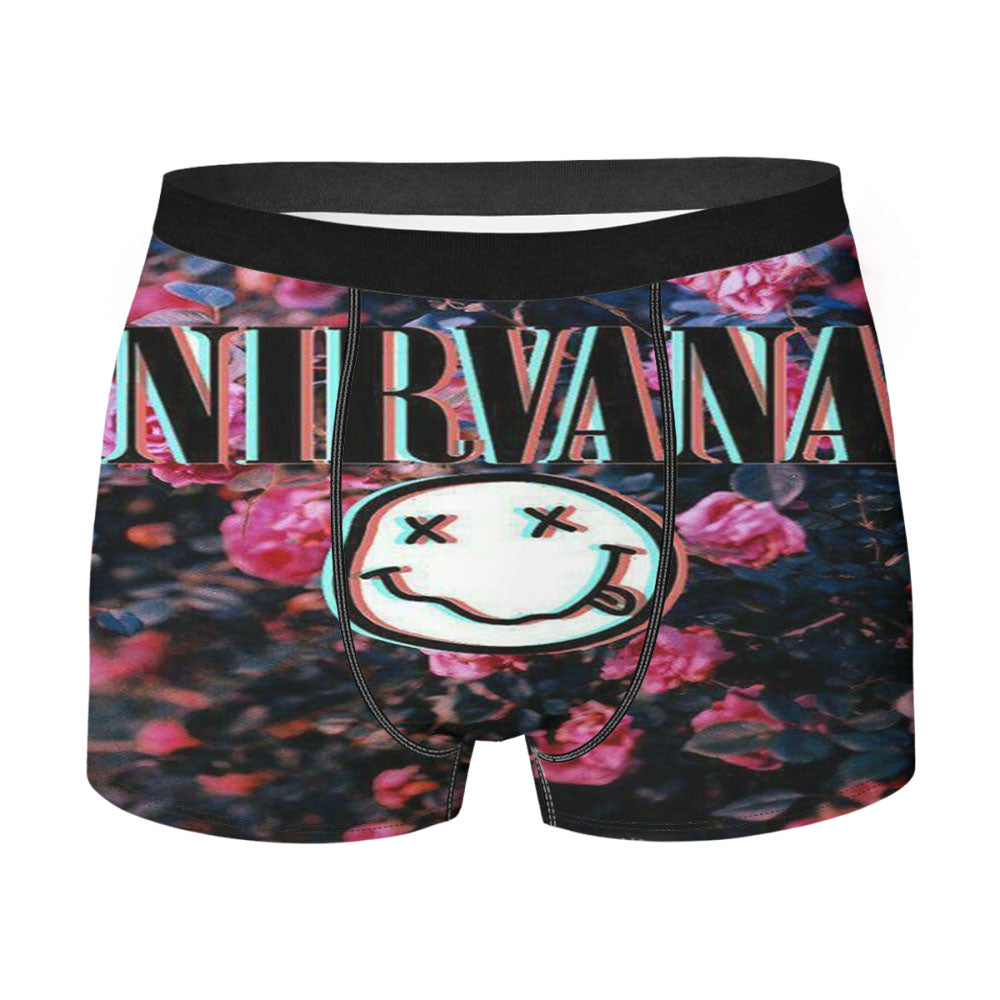 Nirvana Flowers Men'S Boxer Briefs