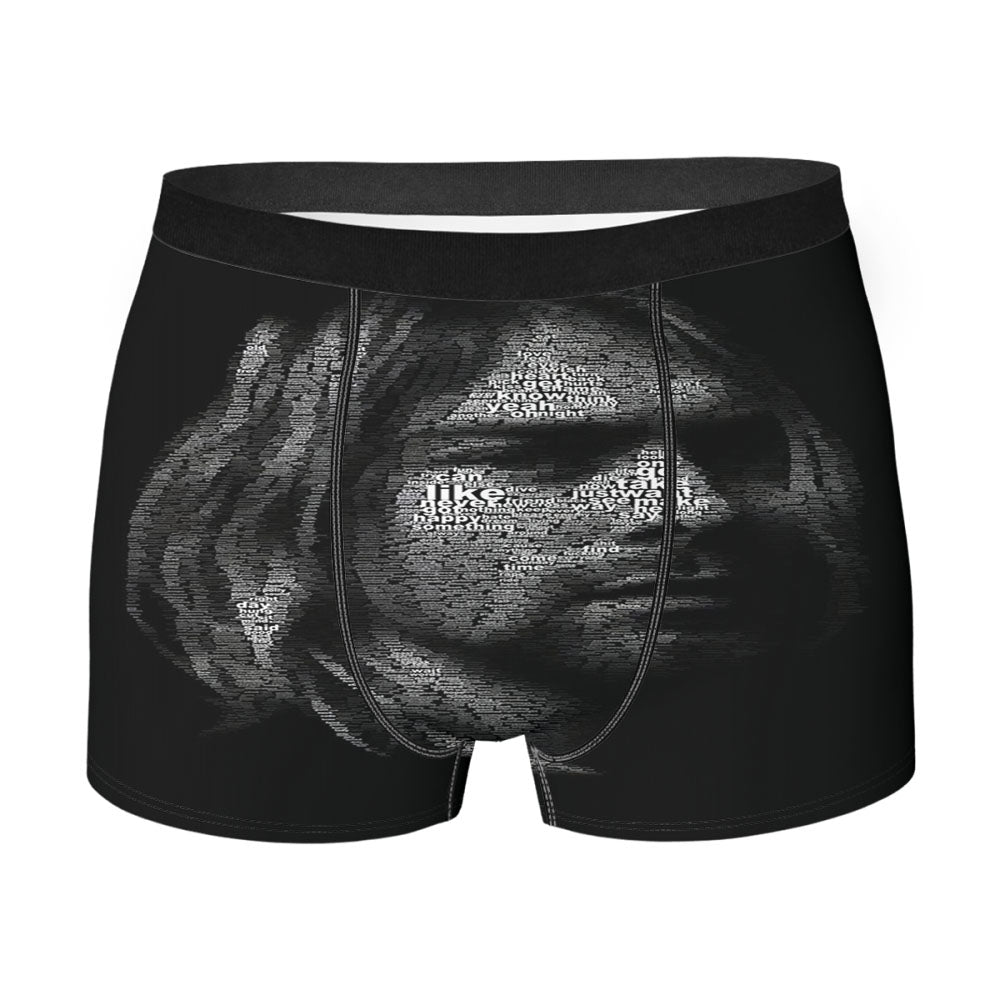 Nirvana Kurt Cobain Art Men'S Boxer Briefs