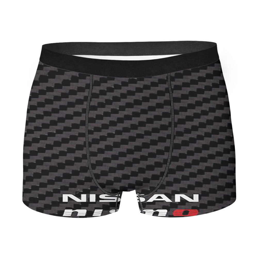 Nissan Nismo Jdm Style Carbon Fiber Men'S Boxer Briefs
