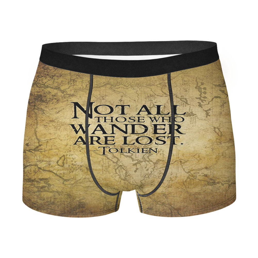 Not All Those Who Wander Are Lost Tolkien Men'S Boxer Briefs