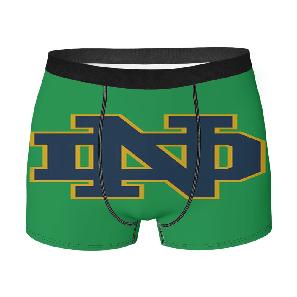 Notre Dame Fighting Irish American Football Rz 1 Men'S Boxer Briefs