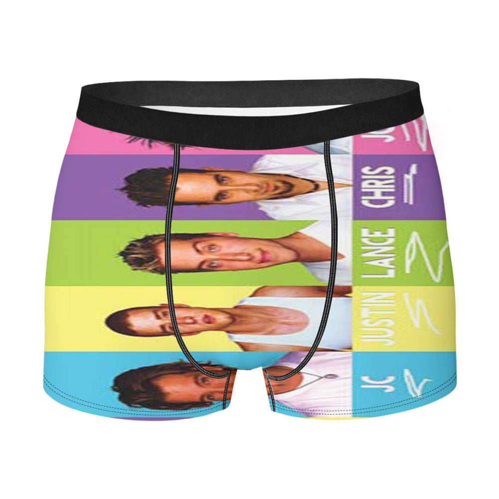 Nsync Colorful Group Men'S Boxer Briefs