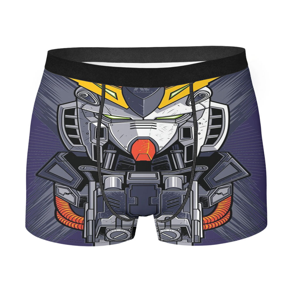 Nu Gundam Mecha Men'S Boxer Briefs