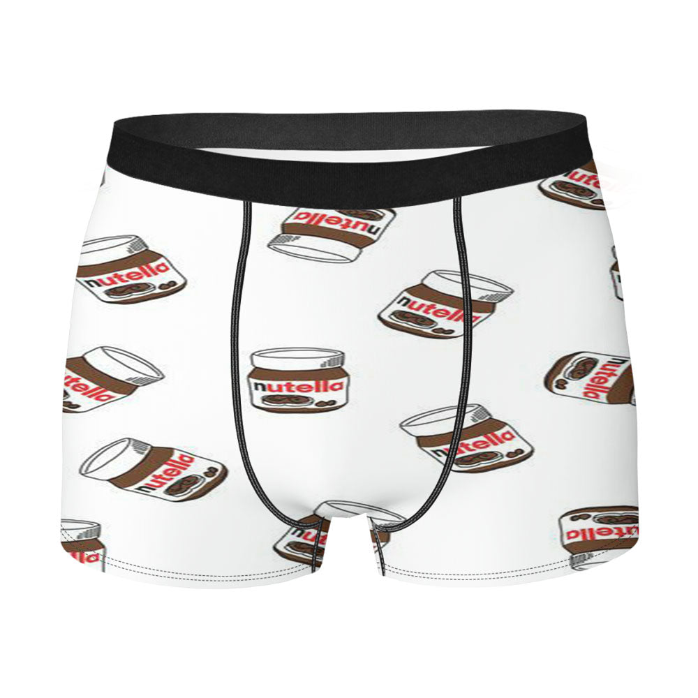 Nutella Pattern Men'S Boxer Briefs