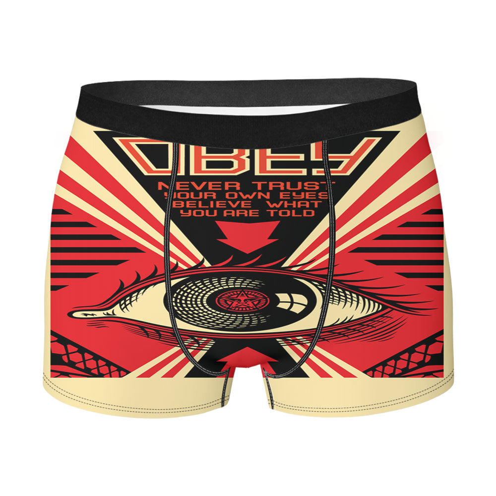 Obey Eye Offset Poster Men'S Boxer Briefs