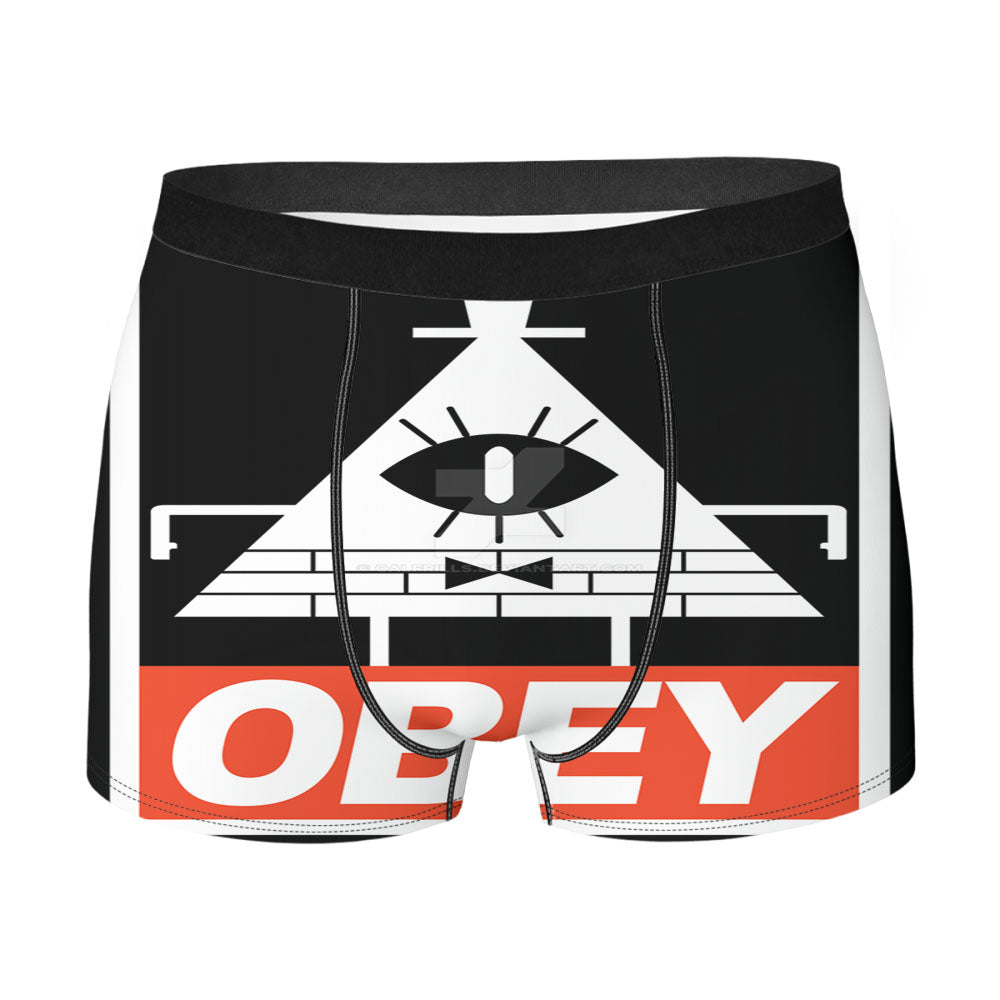 Obey Illuminati Wallpaper Men'S Boxer Briefs