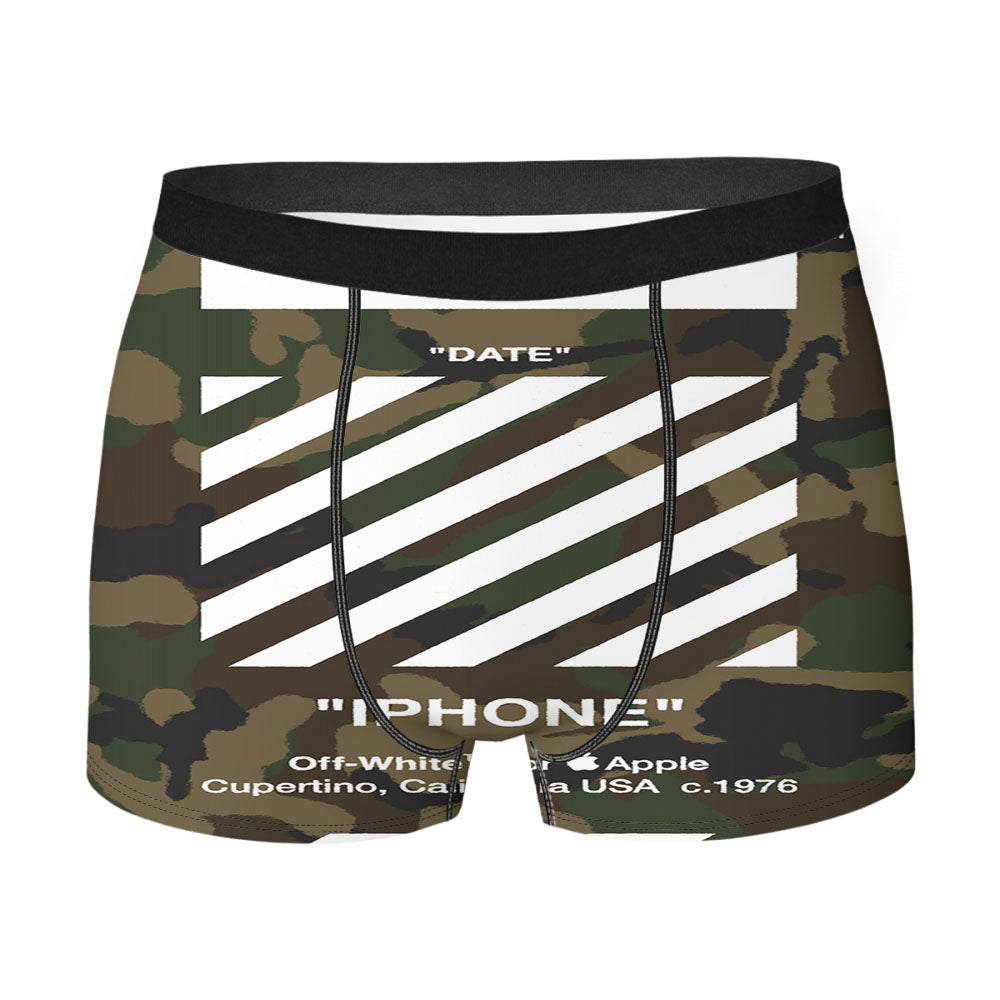 Off White Army 1 Men'S Boxer Briefs