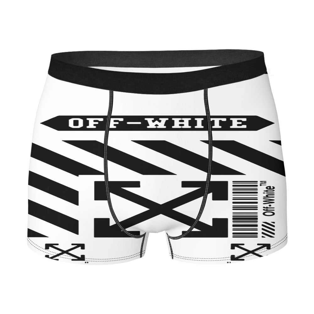 Off White Box Code White Stripe Arrow Men'S Boxer Briefs
