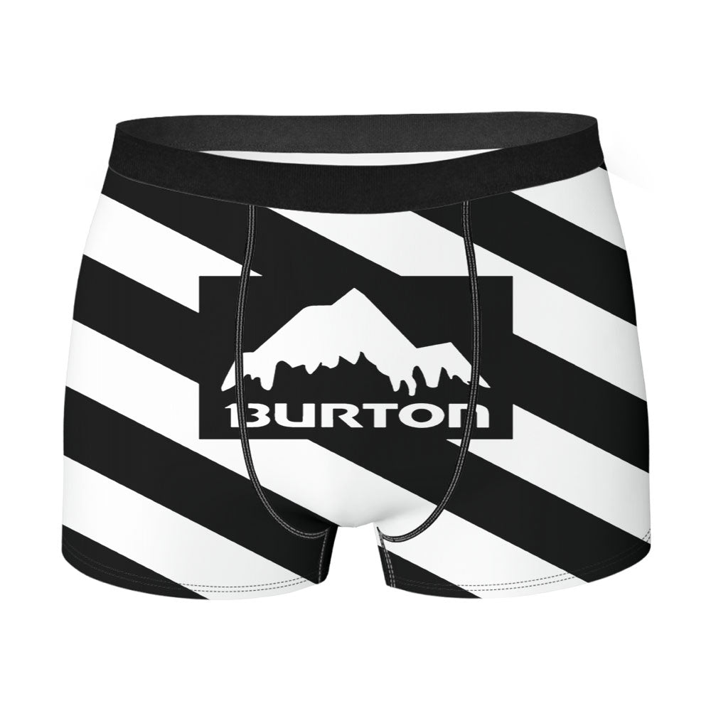 Off White Burton Vogue Samarbete Men'S Boxer Briefs