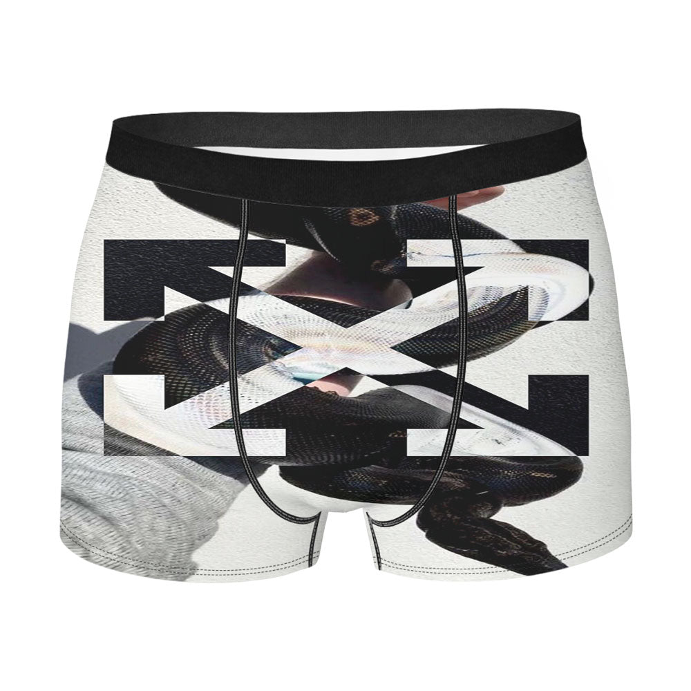 Off White Hand Of Snake Men'S Boxer Briefs