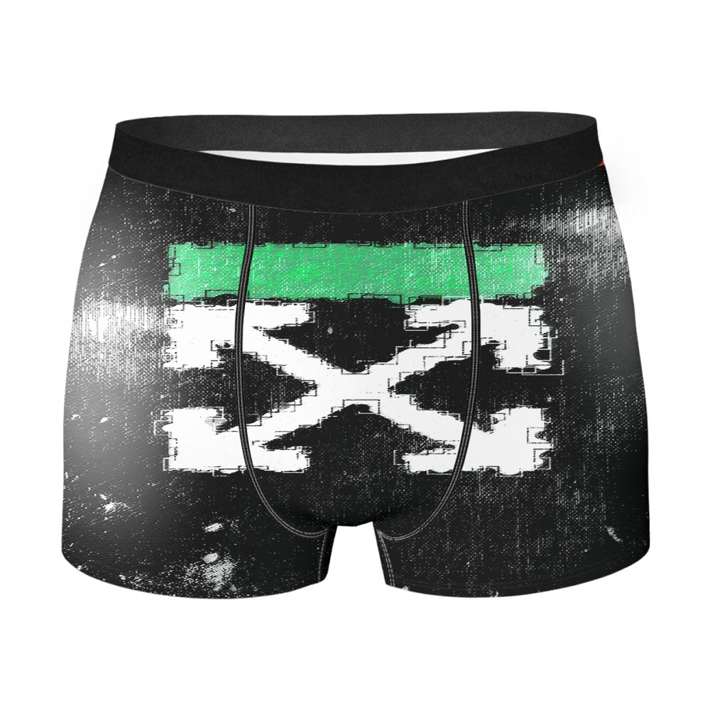 Off White Ice Glass Green Men'S Boxer Briefs